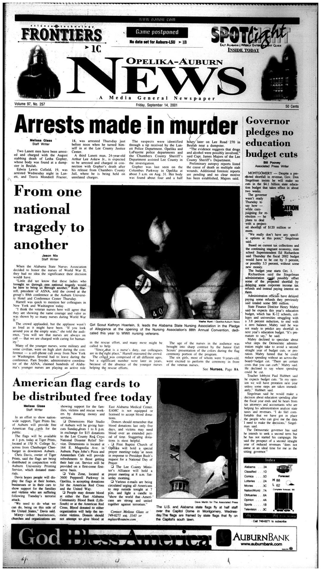 Friday, Sept. 14, 2001